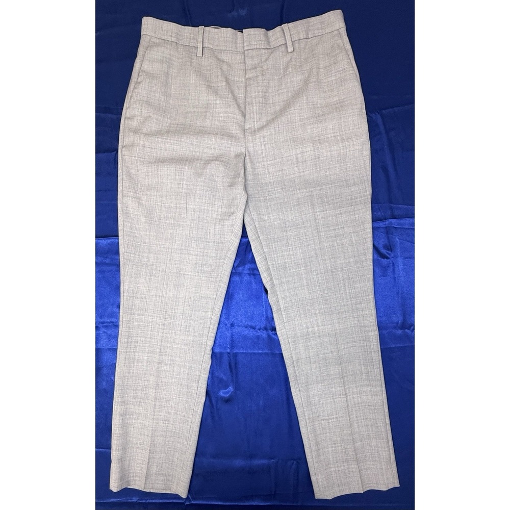 Banana Republic Men's Gray Tailored Fit Dress Pants 33x27.5